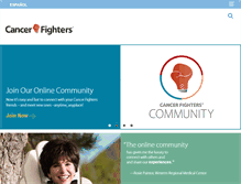 Tablet Screenshot of cancerfighter.com